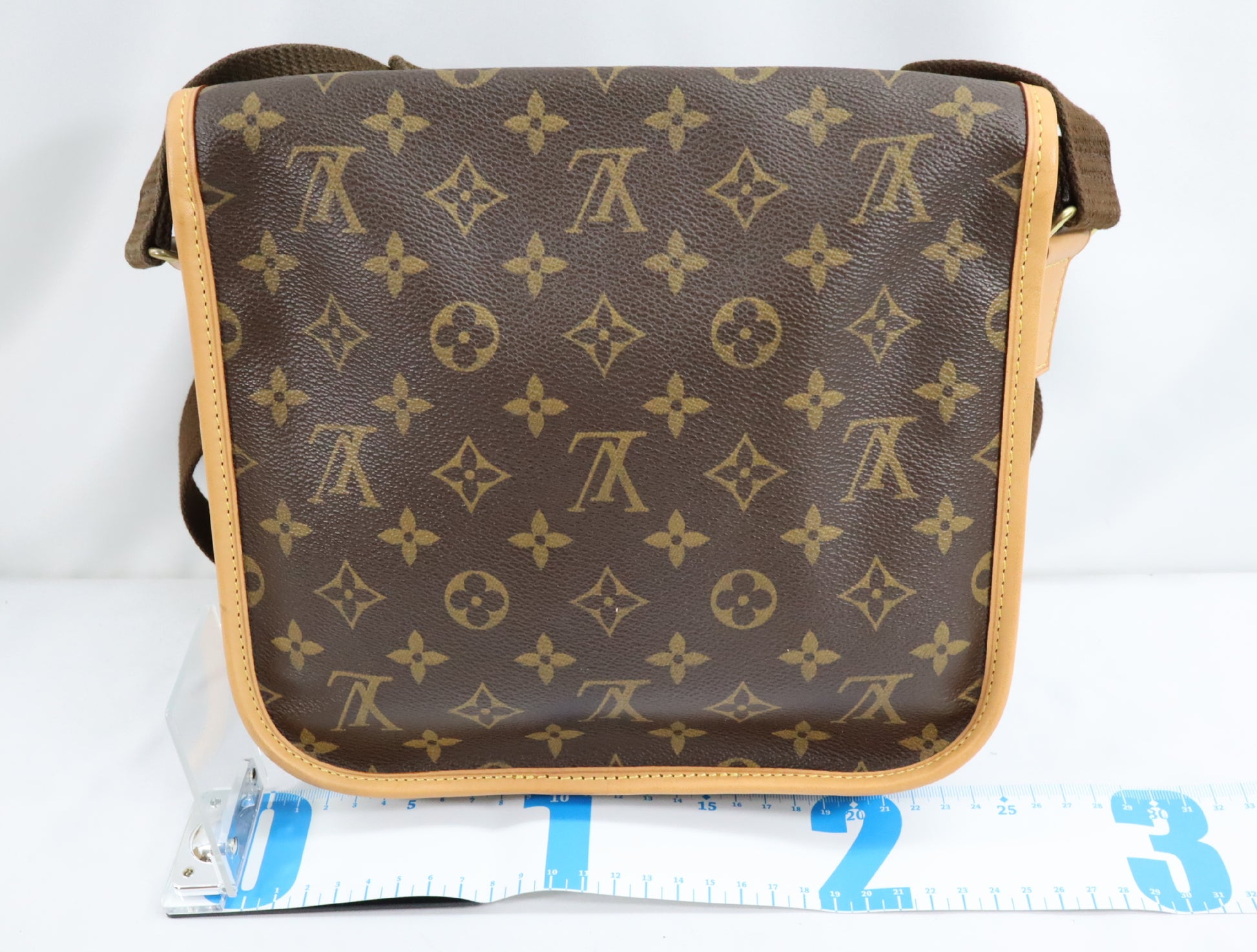 LOUIS VUITTON Monogram Messenger PM Bosphor Shoulder Bag, PVC-Coated Canvas and Leather, Brown, M40106