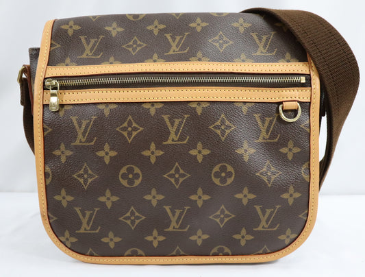 LOUIS VUITTON Monogram Messenger PM Bosphor Shoulder Bag, PVC-Coated Canvas and Leather, Brown, M40106