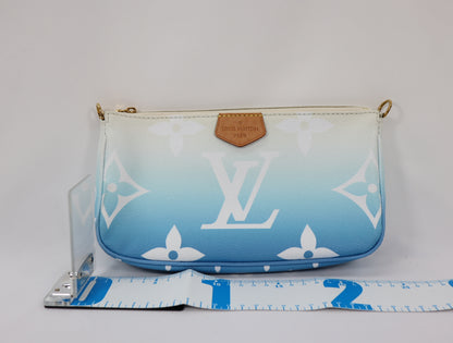 LOUIS VUITTON LOUIS VUITTON LV Multi Pochette Accessoires Blue/White M57633 Monogram Canvas Shoulder Bag M57633 Shoulder Bag