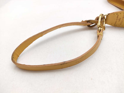 LOUIS VUITTON Epi Leather Pochette Accessoires Yellow Pouch