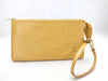 LOUIS VUITTON Epi Leather Pochette Accessoires Yellow Pouch