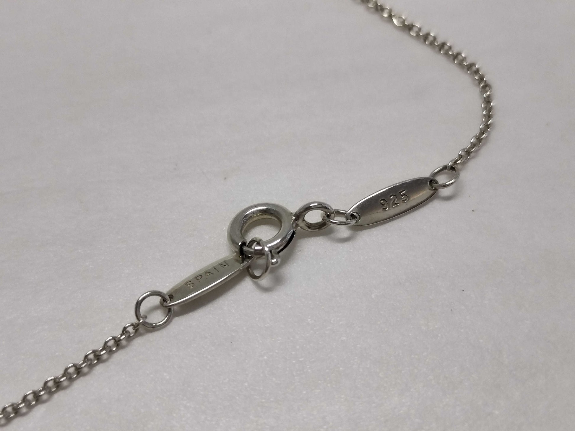 Tiffany & Co. Tiffany Open Web Necklace with 1 Diamond, SV925 Necklace