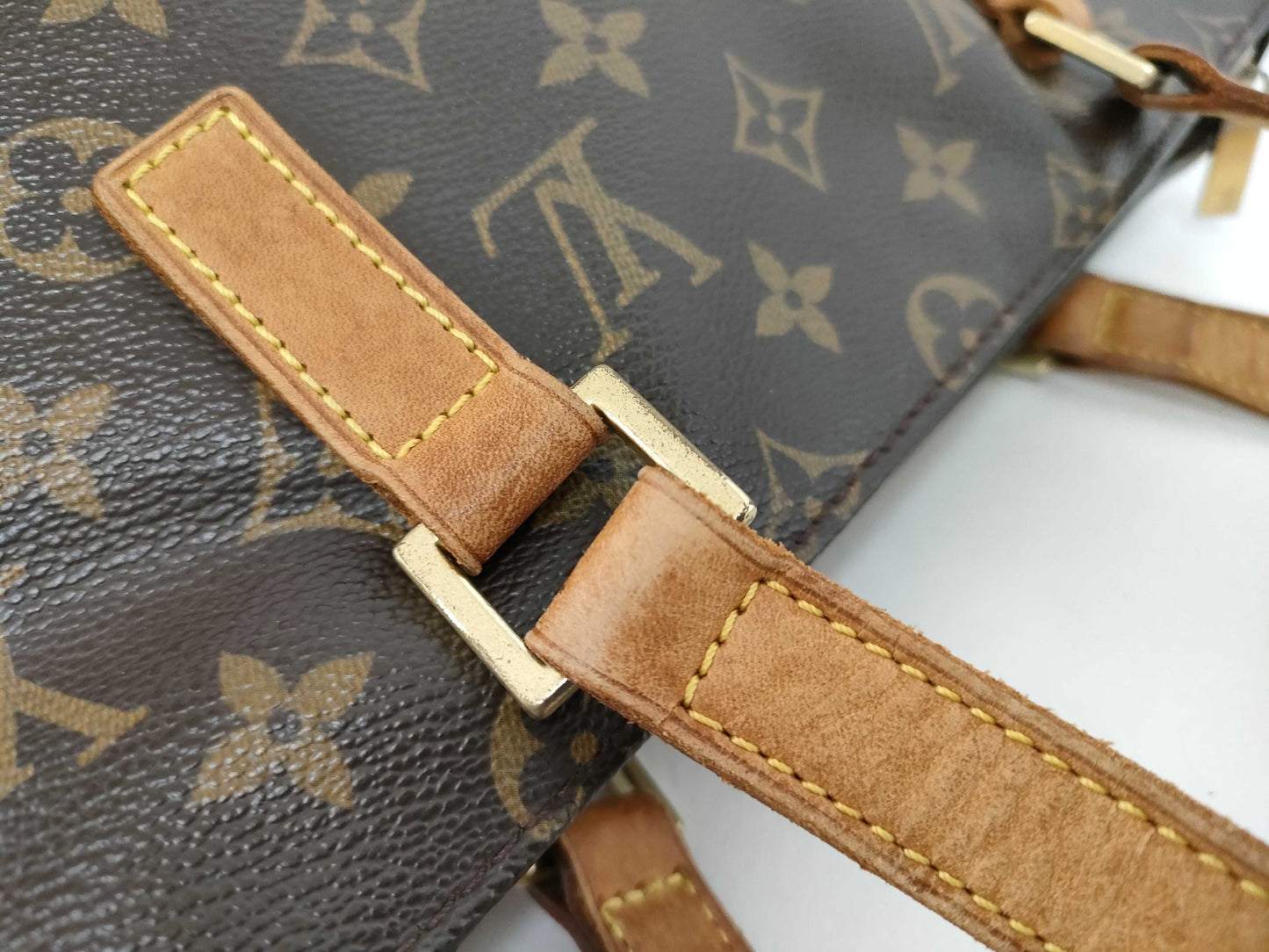 LOUIS VUITTON Monogram Caba Piano Tote Bag M51148 VI0094