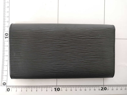 LOUIS VUITTON Epi Sarah Black Wallet