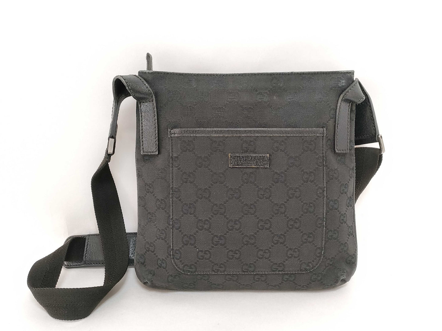 GUCCI GG Canvas Shoulder Bag 122793