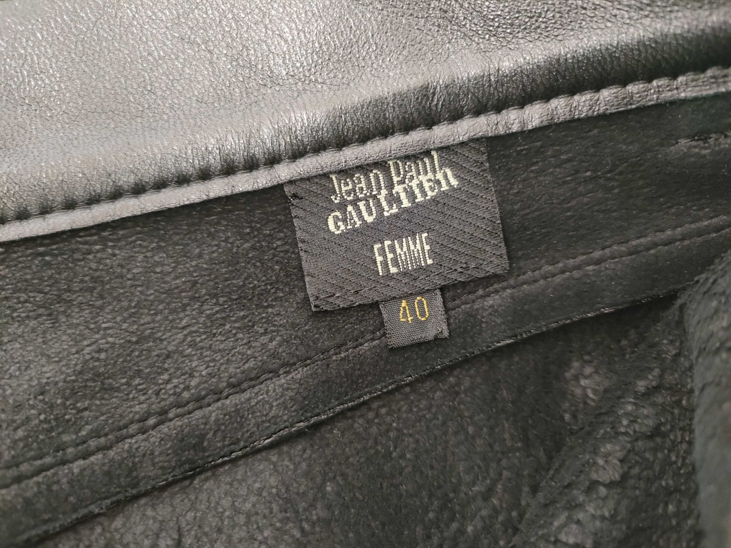 JEAN PAUL GAULTIER Jean Paul Gaultier Leather Pants Women's Size 40