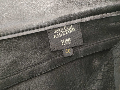 JEAN PAUL GAULTIER Jean Paul Gaultier Leather Pants Women's Size 40