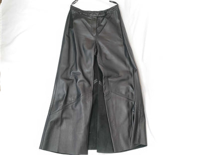 JEAN PAUL GAULTIER Jean Paul Gaultier Sheepskin Leather Skirt Pants Women's Size 40