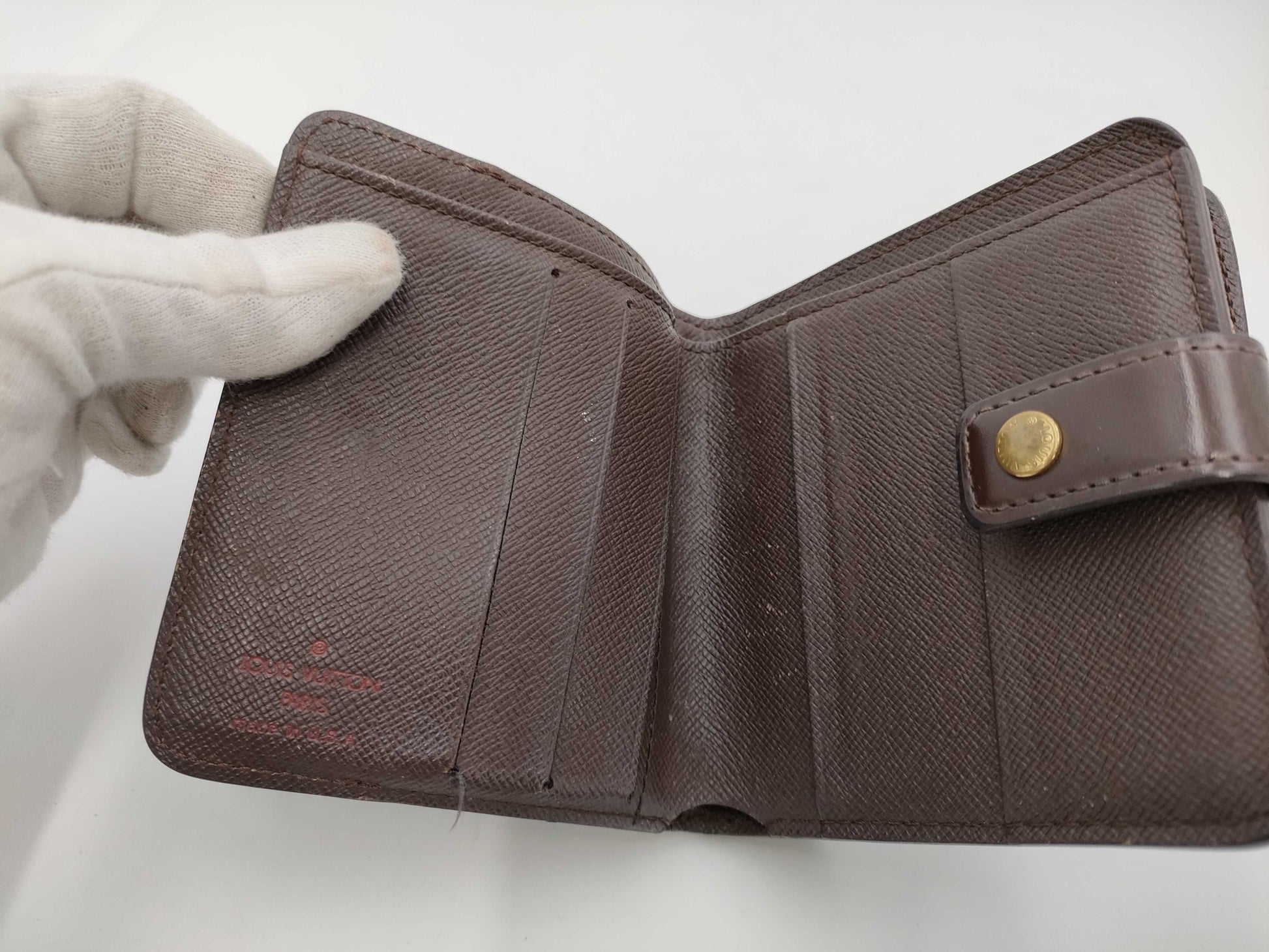 LOUIS VUITTON Damier Compact Zip SD0044 Wallet