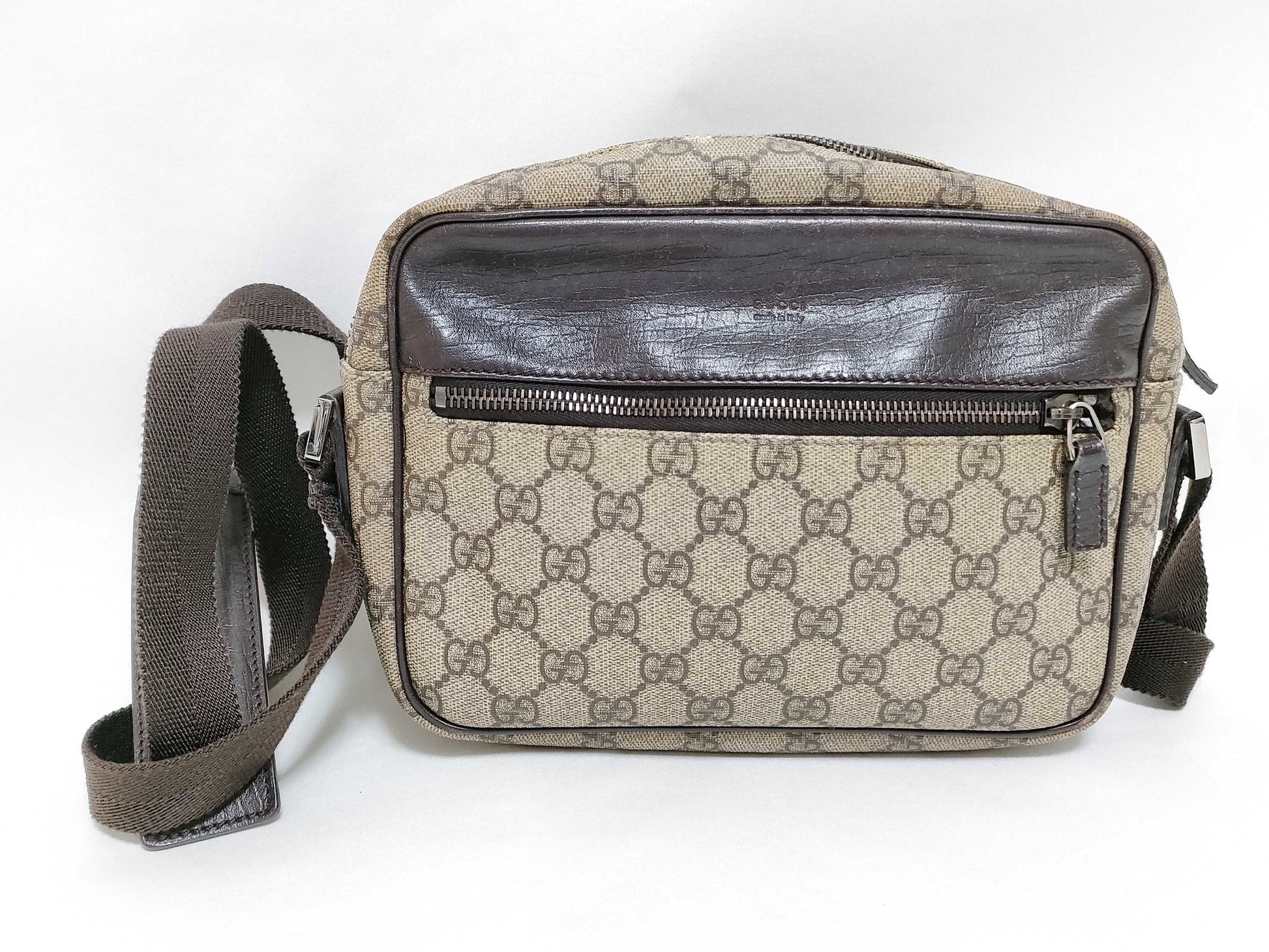 GUCCI GG Supreme Shoulder Bag 114291 002058