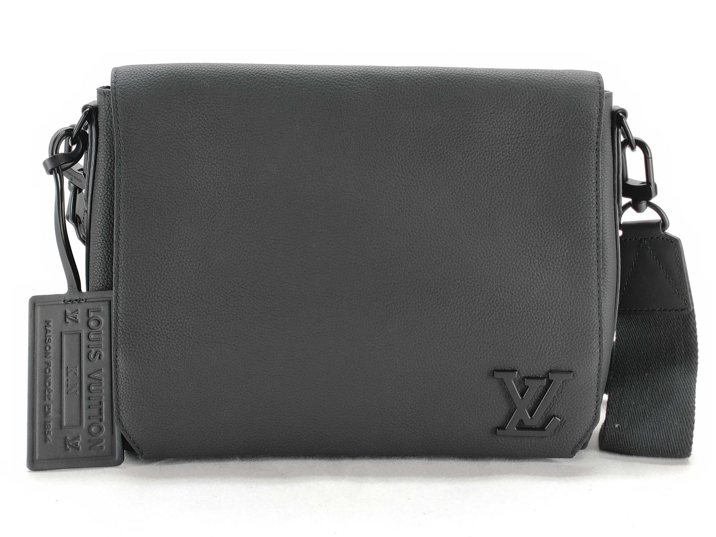 LOUIS VUITTON Aerogram Take Off Messenger Bag with Initial Tag