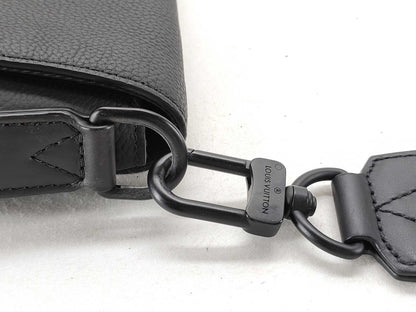 LOUIS VUITTON Aerogram Take Off Messenger Bag with Initial Tag