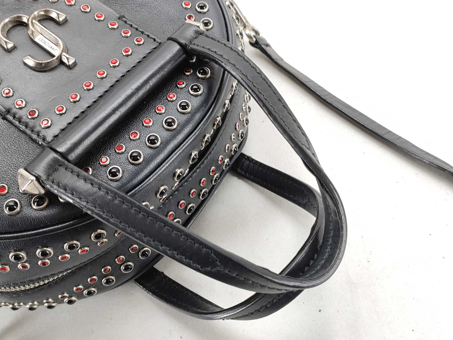 JIMMY CHOO Varenne Bowling Bag Handbag