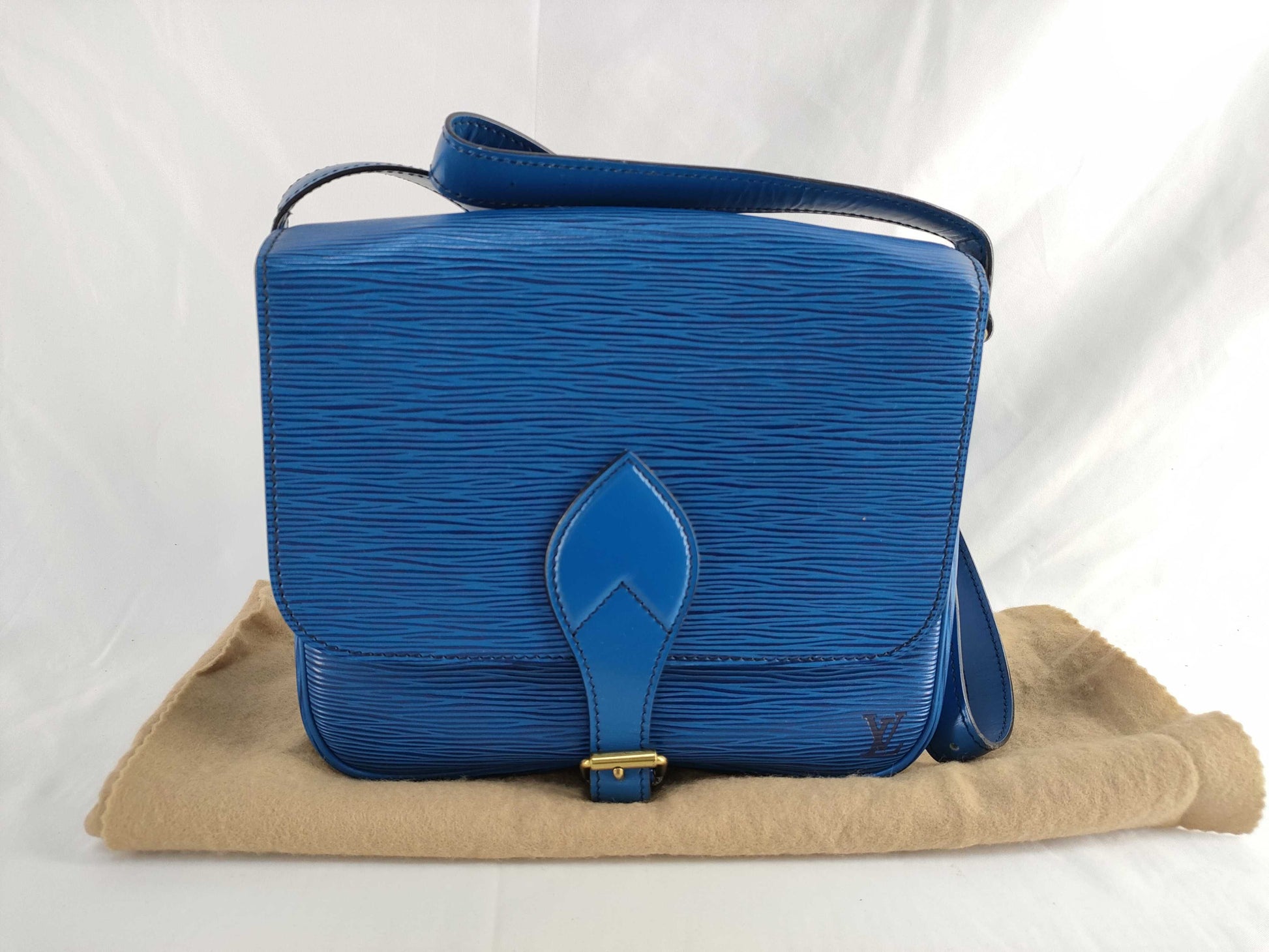 LOUIS VUITTON Epi Cartecière Epi Shoulder Bag