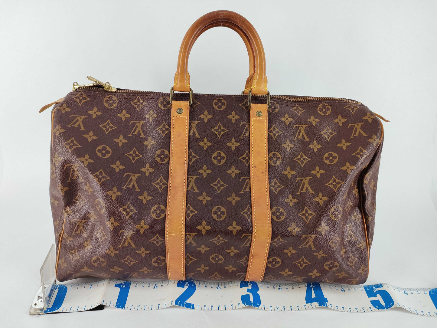 LOUIS VUITTON Monogram Keepall 45 VI8904 Boston Bag