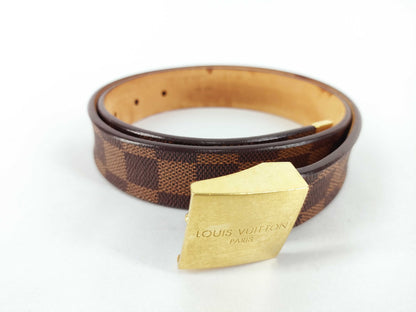 LOUIS VUITTON Damier Vuitton Damier Santur Carre LB0094 Belt