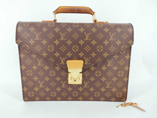 LOUIS VUITTON Monogram Conseiller SR1022 Business Bag