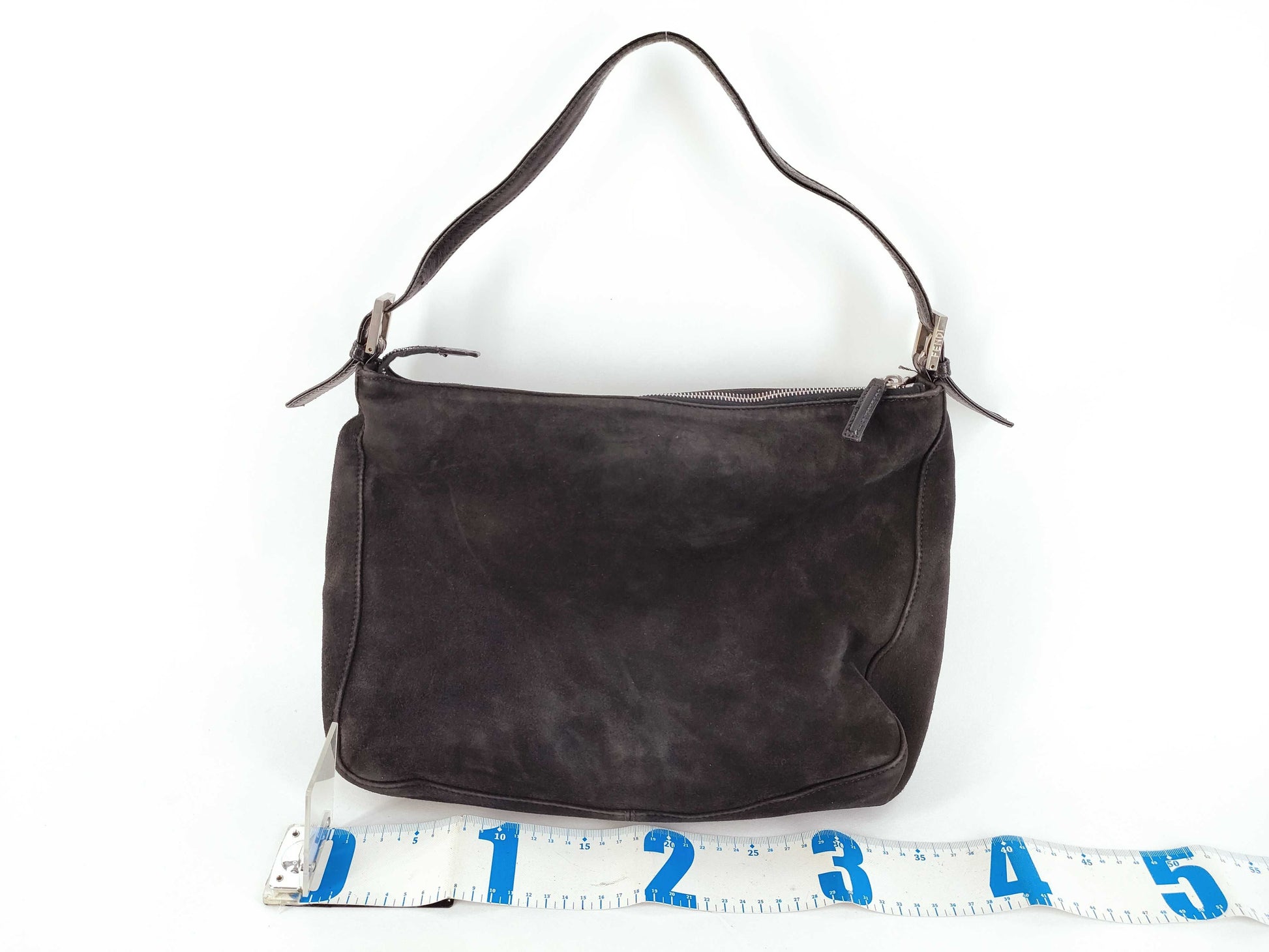 FENDI Mamma W30 Suede Shoulder Bag