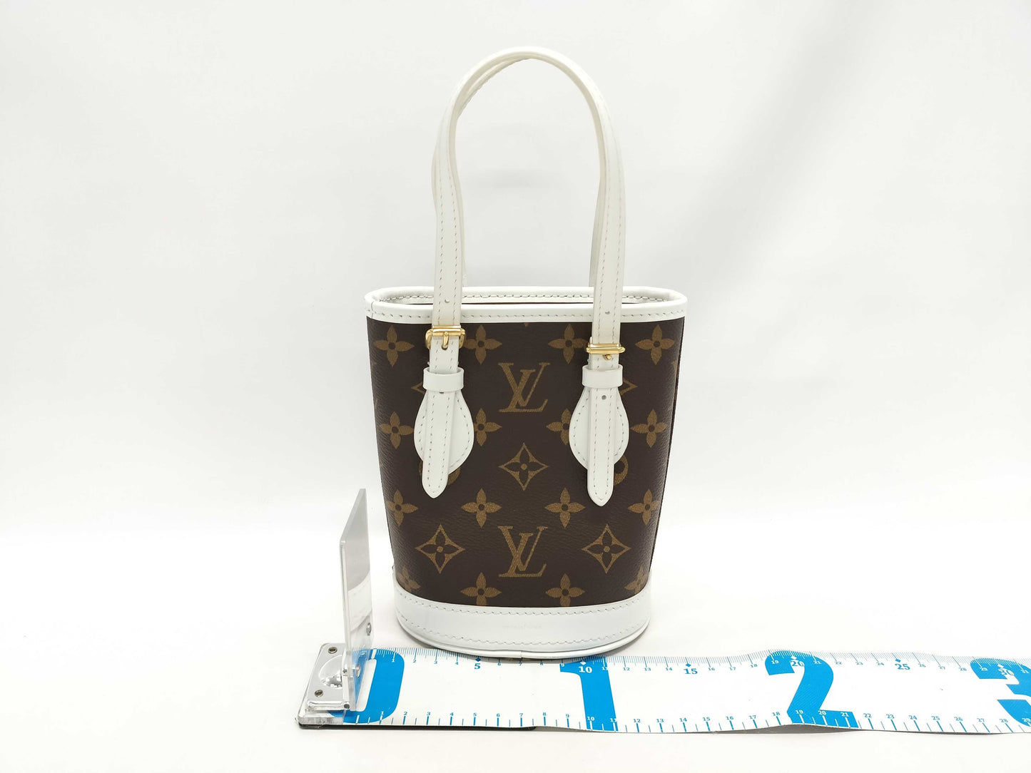 LOUIS VUITTON Monogram Nano Bucket Handbag Handbag