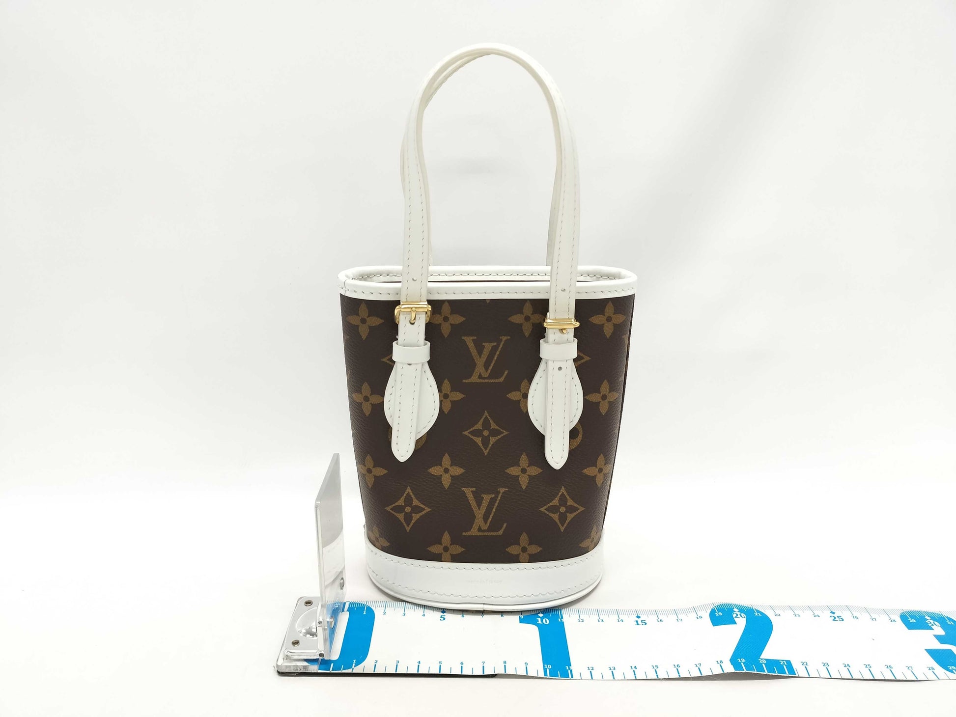 LOUIS VUITTON Monogram Nano Bucket Handbag Handbag