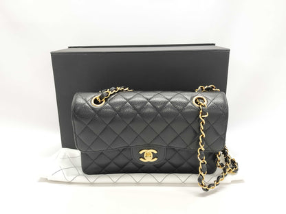 CHANEL Caviar Skin Matelasse Shoulder Bag