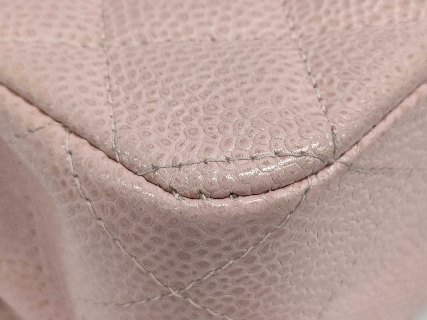 CHANEL Matelasse Chain Shoulder Bag Caviar Skin Shoulder Bag