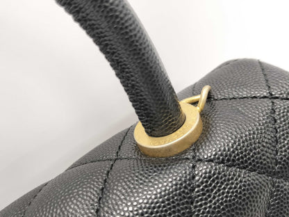 CHANEL Caviar 2-Way Handbag