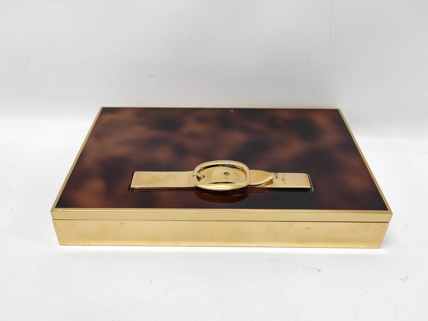 HERMES Cigarette Case Metal/Wood Two-Tone Other Accessories