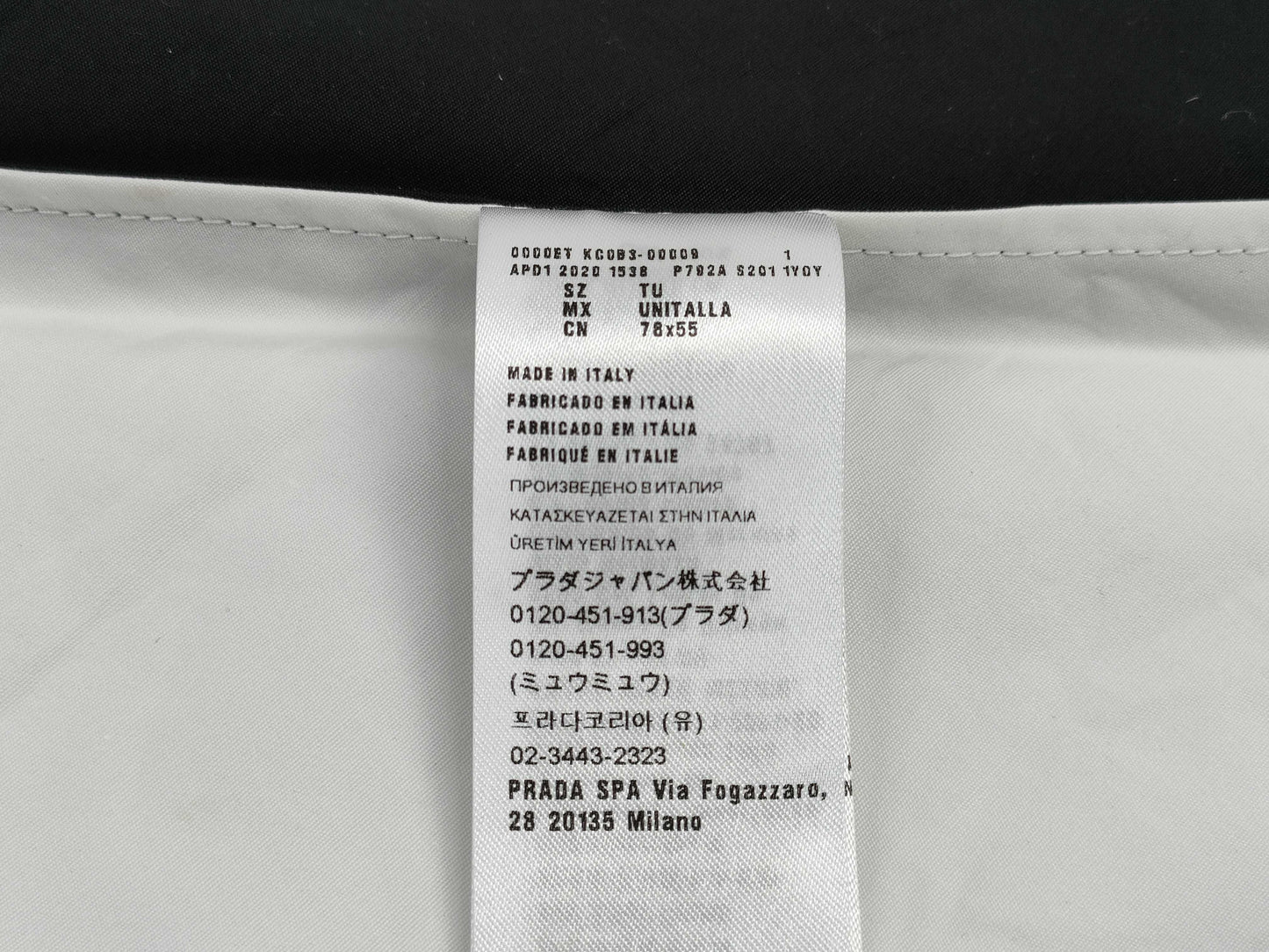 PRADA Triangle Scarf