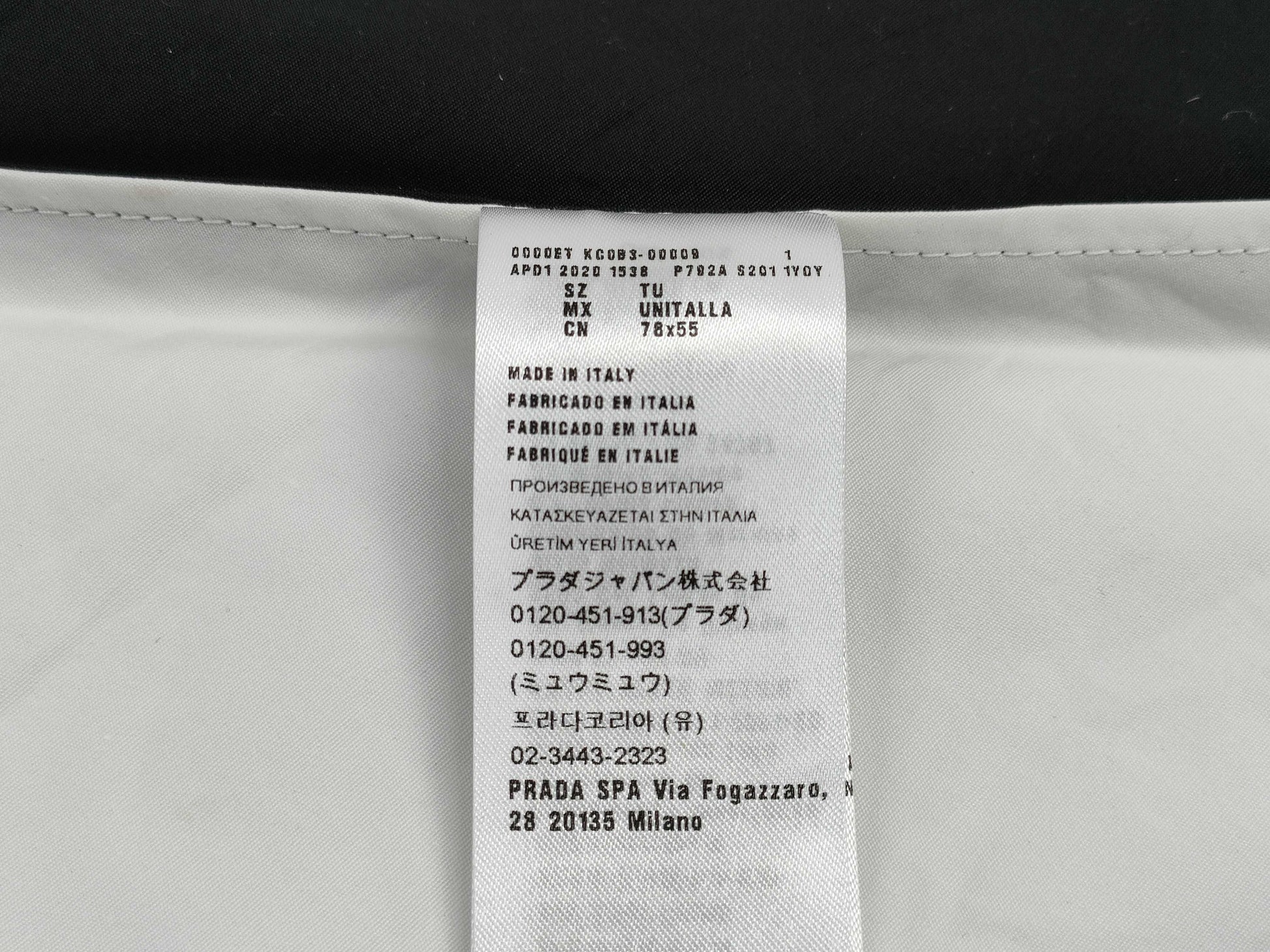 PRADA Triangle Scarf