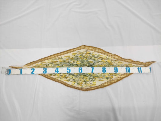 HERMES Pleated Carre Scarf