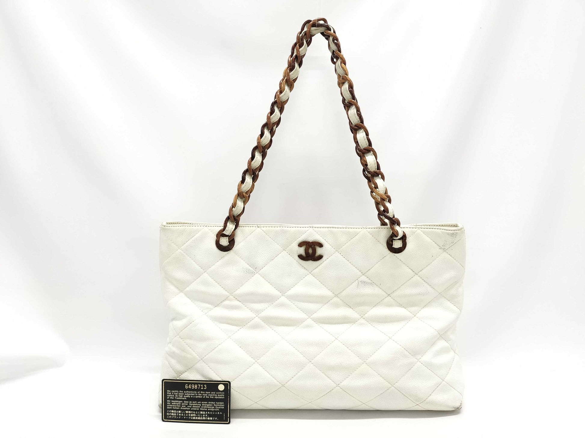 CHANEL Chain Shoulder Bag Caviar Skin/Plastic 6498713 Shoulder Bag