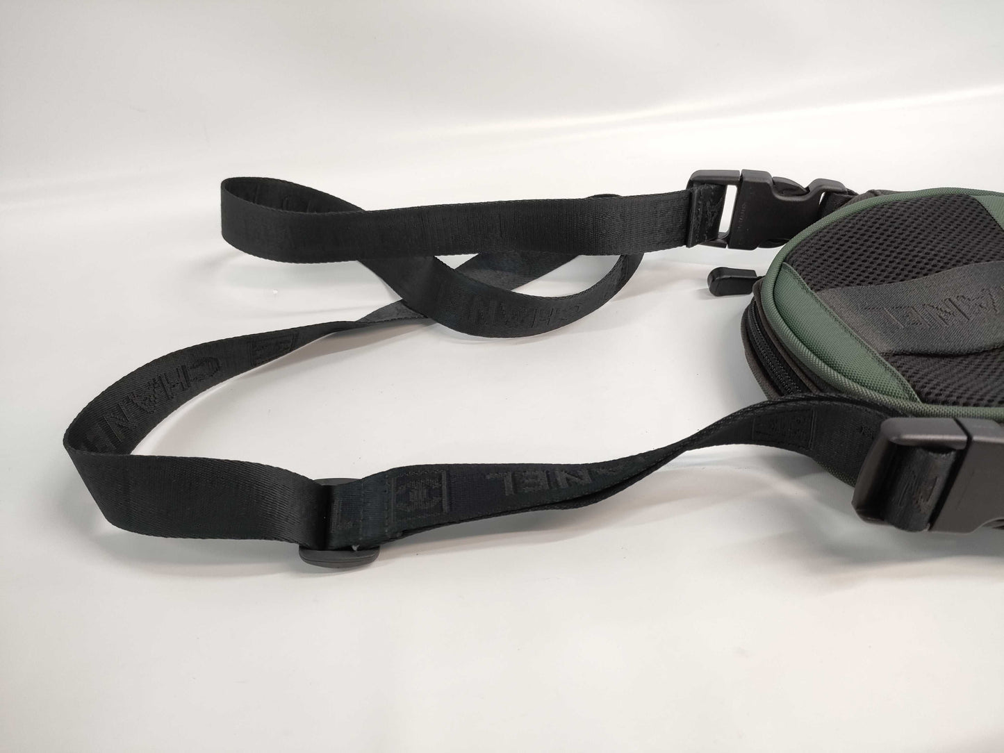 CHANEL Sports Shoulder Bag Canvas Shoulder Bag