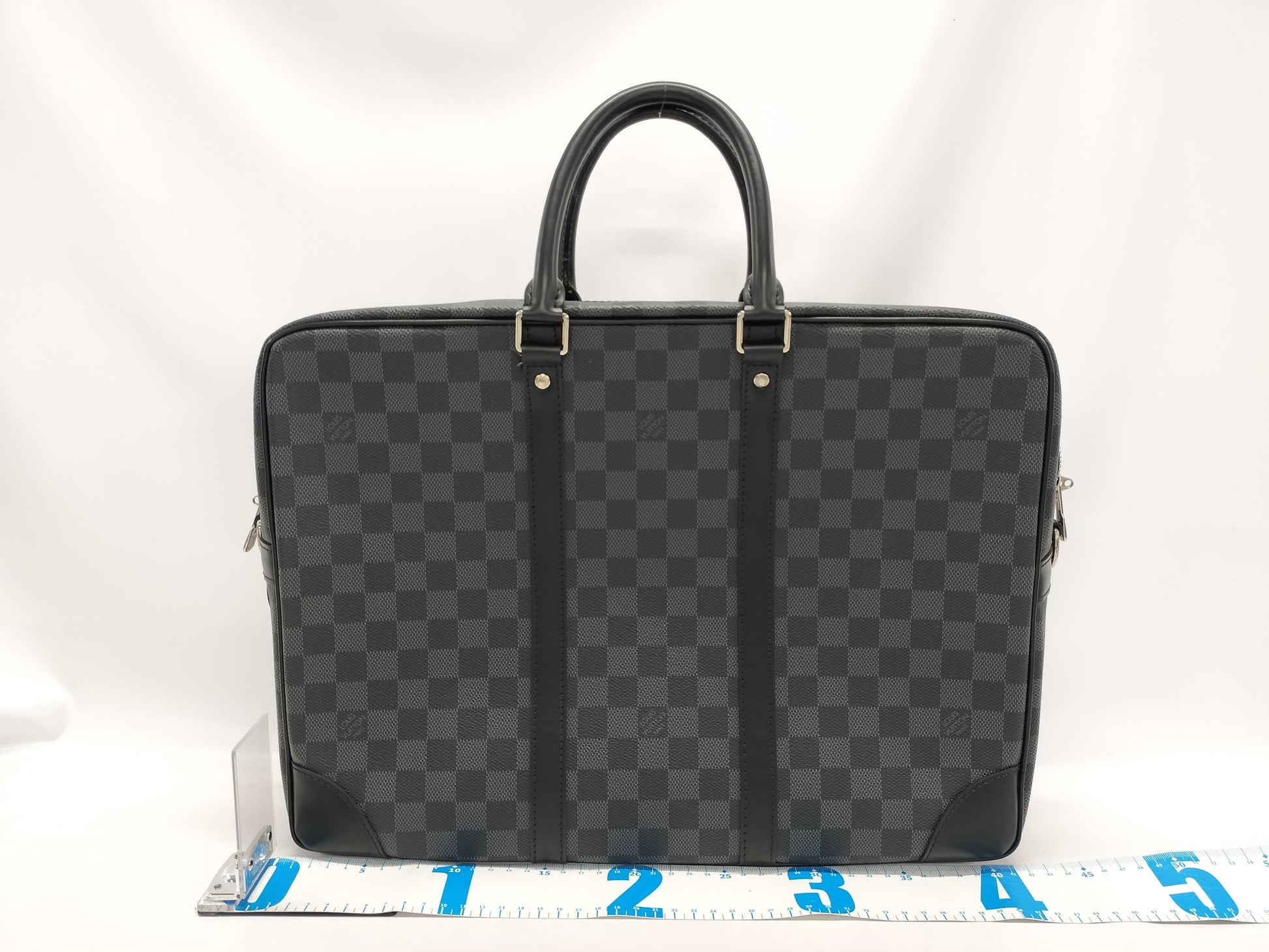 LOUIS VUITTON Damier Graphite Porte-Document Voyage GM Briefcase Business Bag