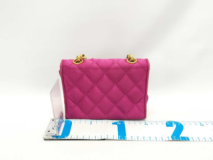 CHANEL Chain Shoulder Bag Satin No Seal Shoulder Bag