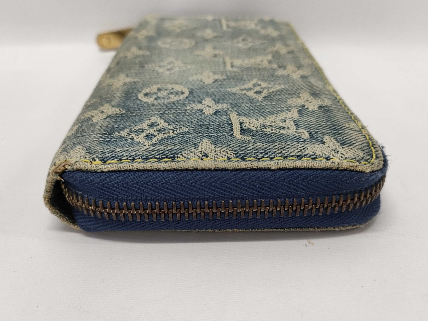 LOUIS VUITTON Monogram Denim Zippy Wallet