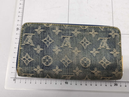 LOUIS VUITTON Monogram Denim Zippy Wallet