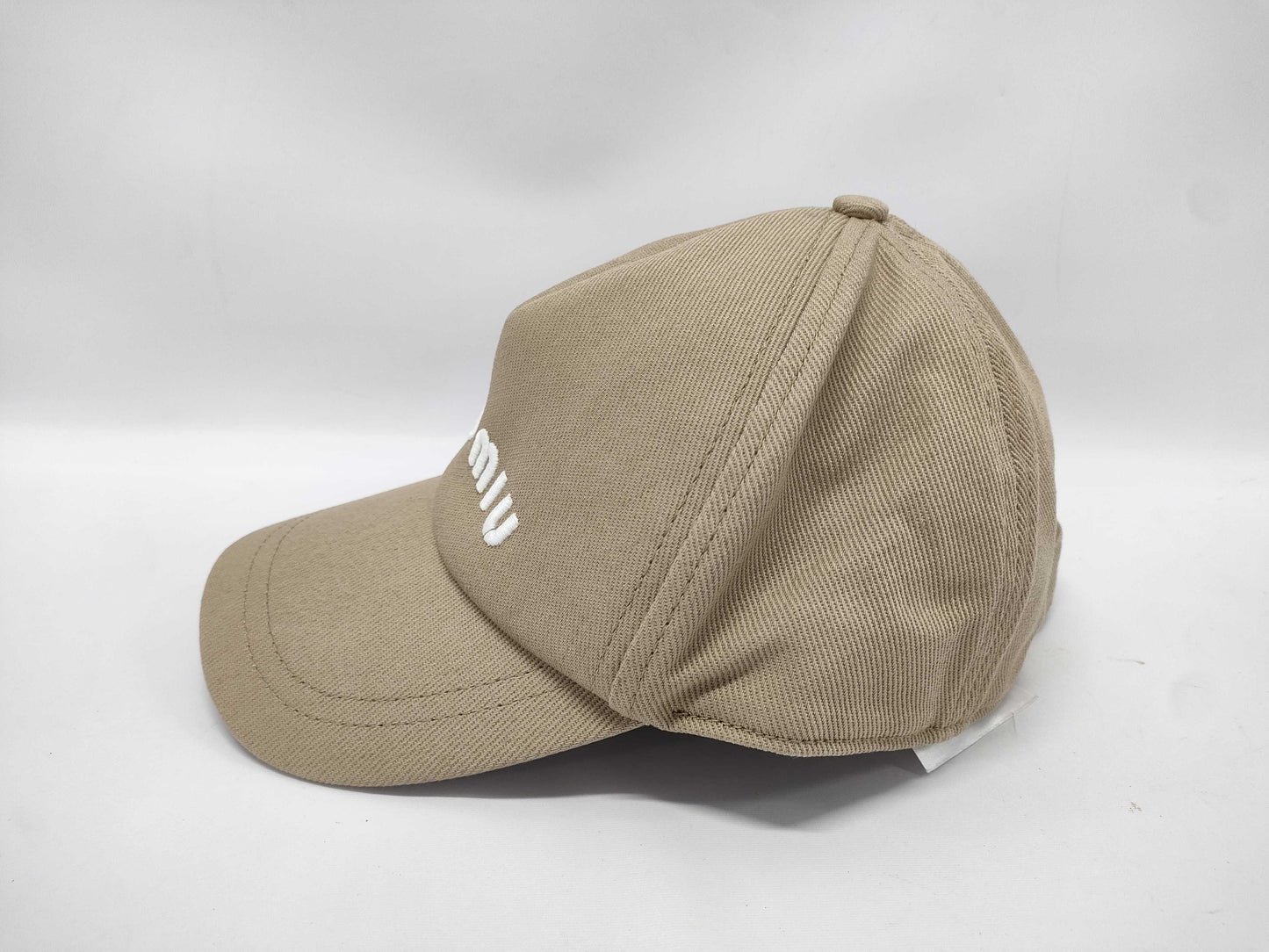 Miu Miu Cap, Cotton, Beige, Size S, Other Apparel