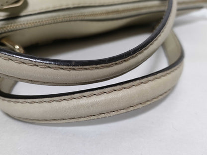GUCCI GG Canvas 269894 GG Mayfair 2-Way Handbag Canvas/Leather Beige/Ivory Handbag