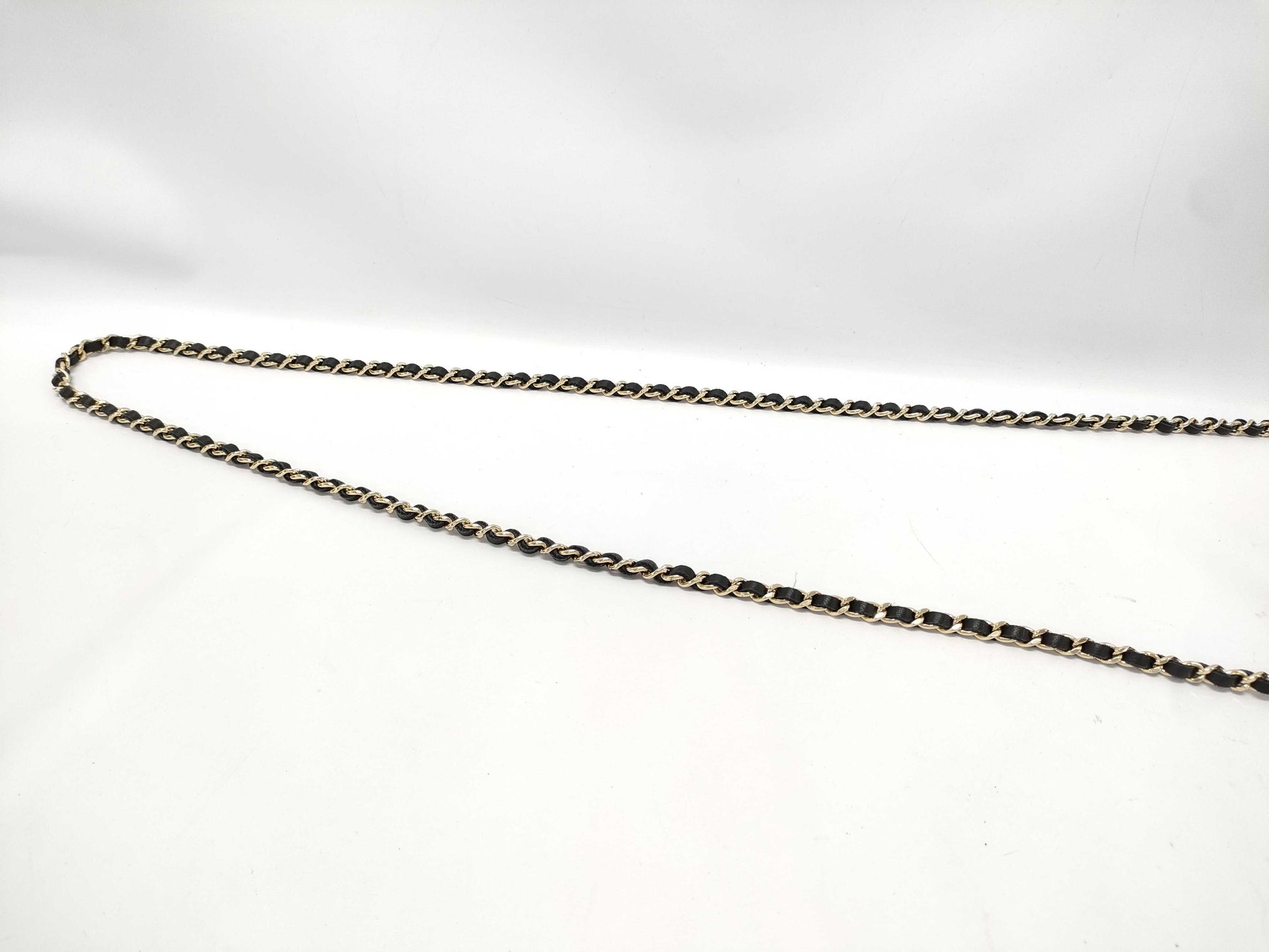 CHANEL Chevron V-Stitch Chain Wallet Black 23 Series Box and Sticker Included Shoulder Bag