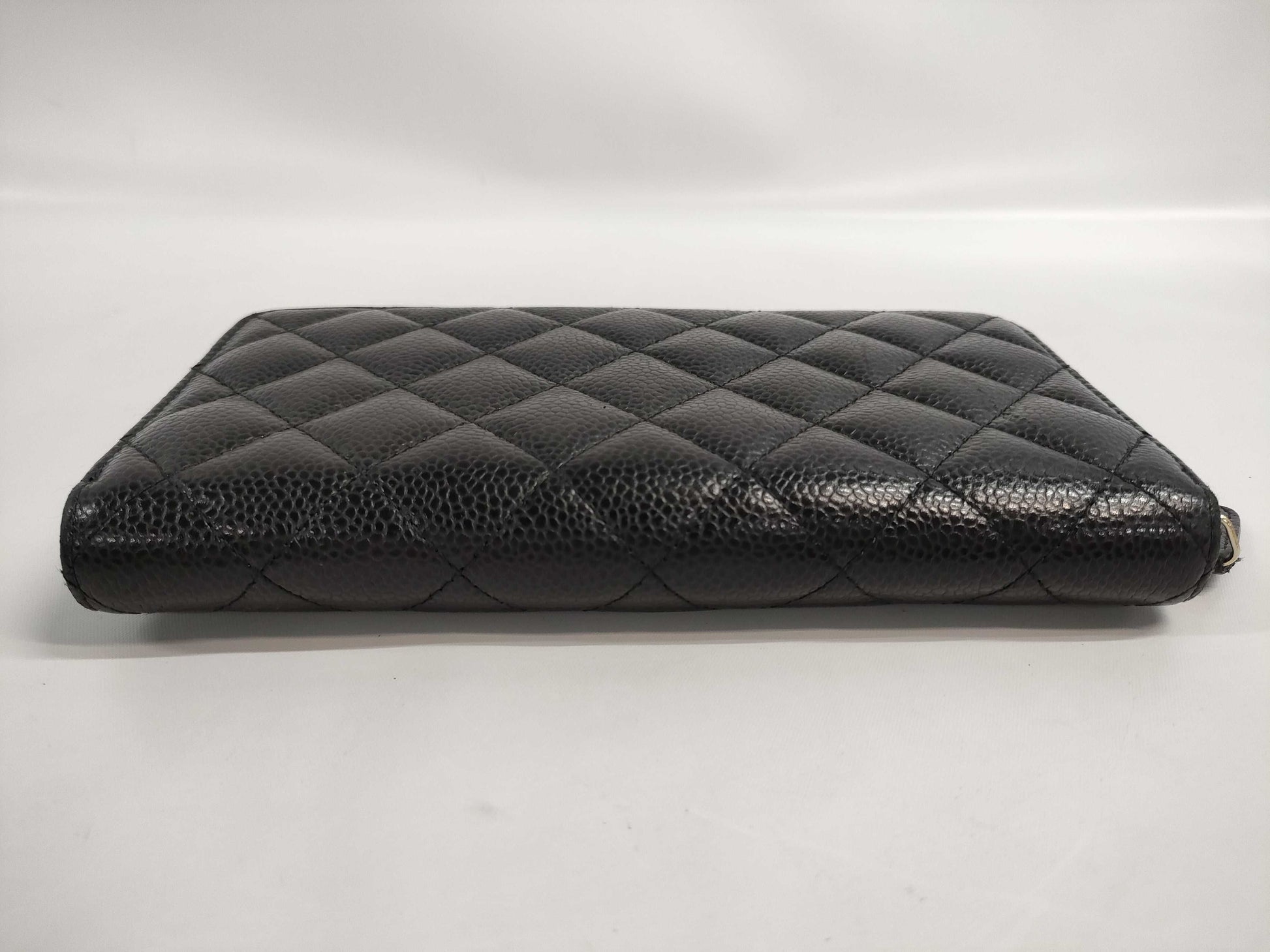 CHANEL CHANEL Matelasse Caviar Leather Long Wallet, 24th Series, Box, Bag, Cards, and Stickers Included