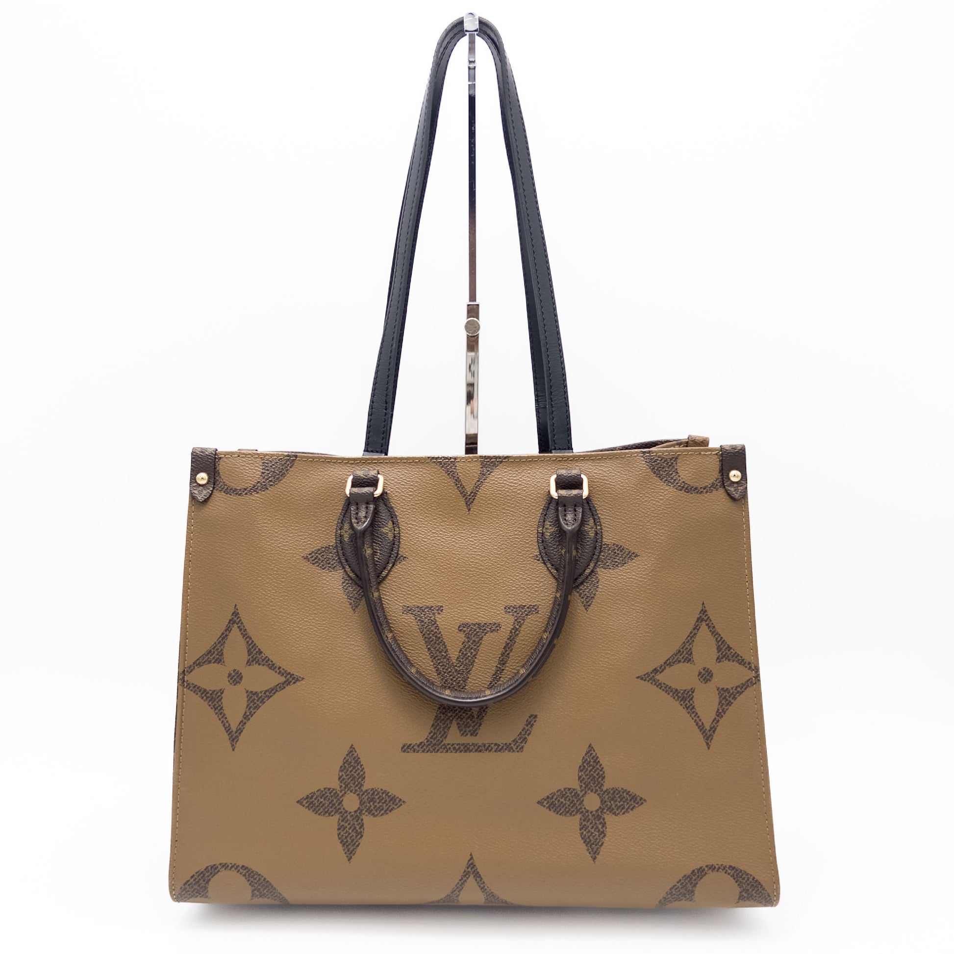 LOUIS VUITTON Monogram Giant Reverse On-the-Go MM M45321 Handbag Tote Bag RFID Verified Tote Bag