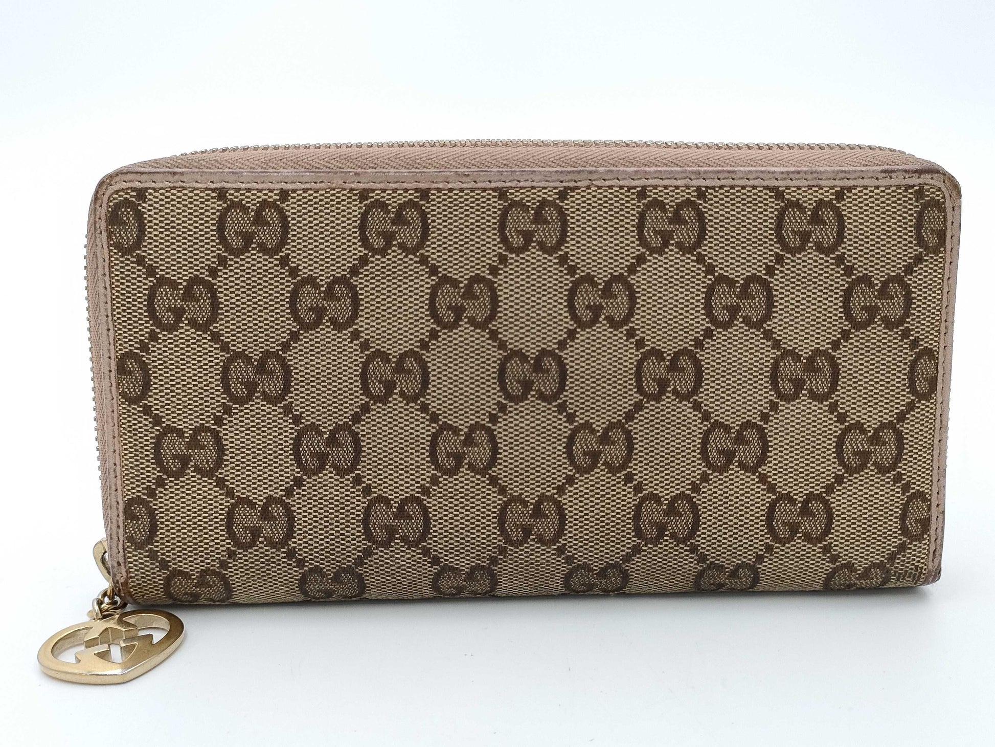 GUCCI Gucci/Long Wallet GG Canvas Wallet