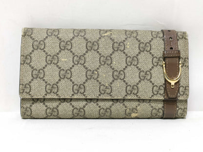GUCCI GG Supreme GUCCI Gucci long wallet GG belt wallet