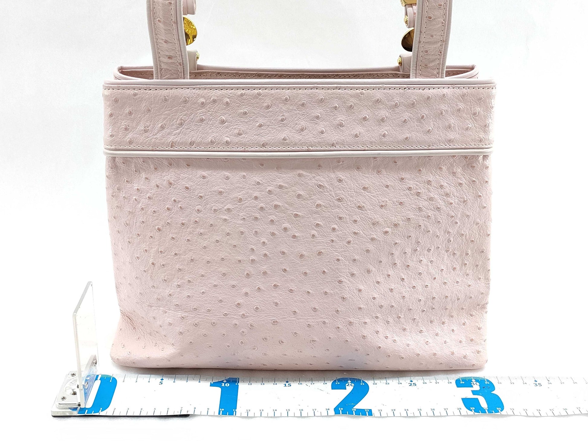 VERSACE Versace Ostrich Tote Bag Handbag Dust Bag Tote Bag