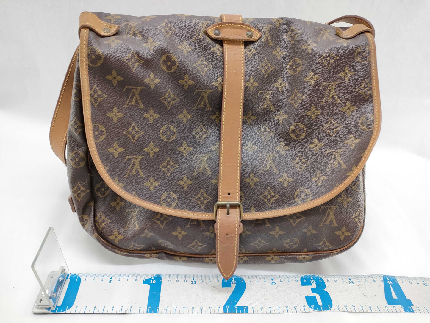 LOUIS VUITTON Monogram Saumur 35 Shoulder Bag M42254/AR0960