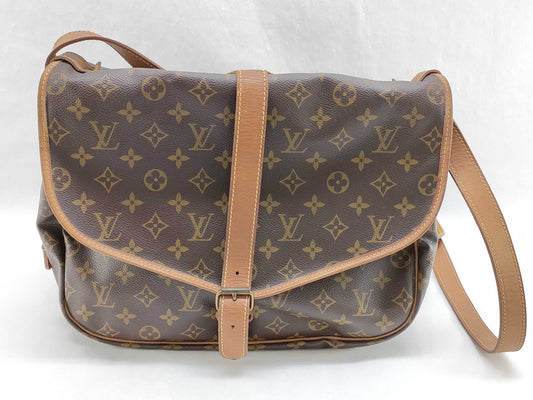 LOUIS VUITTON Monogram Saumur 35 Shoulder Bag M42254/AR0960