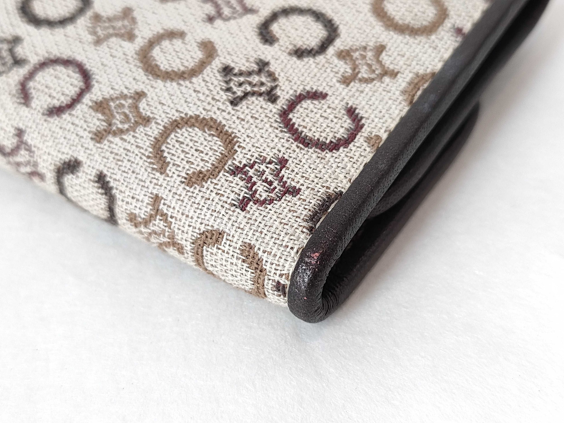 CELINE C Macadam Key Case with Dust Bag