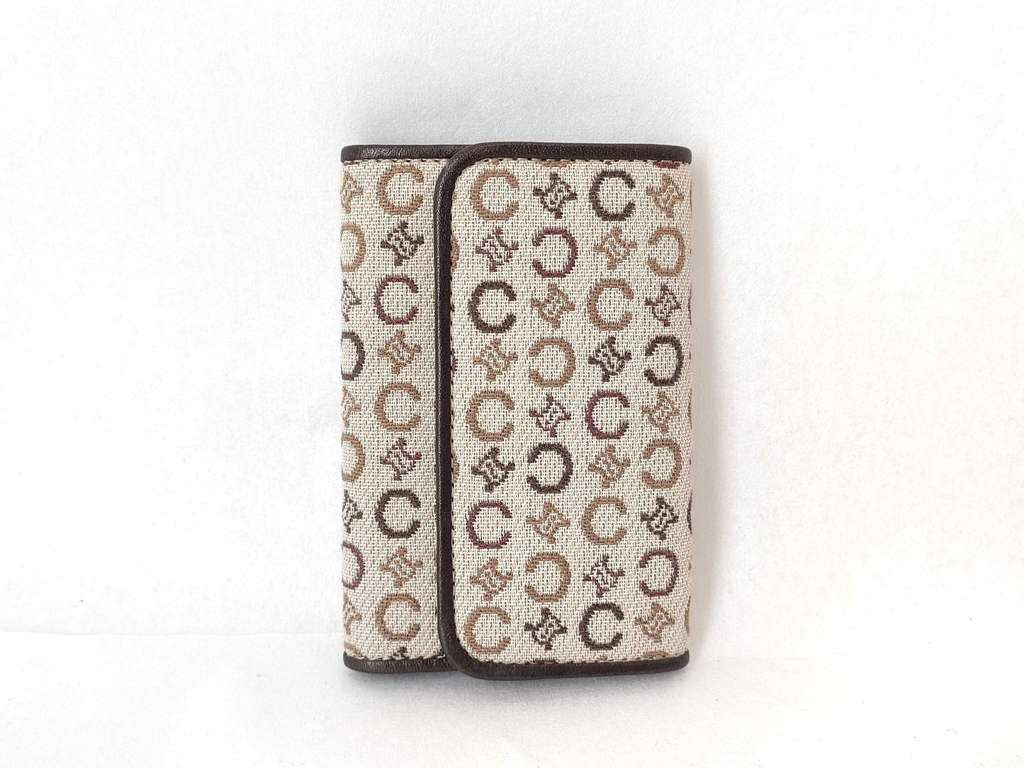 CELINE C Macadam Key Case with Dust Bag