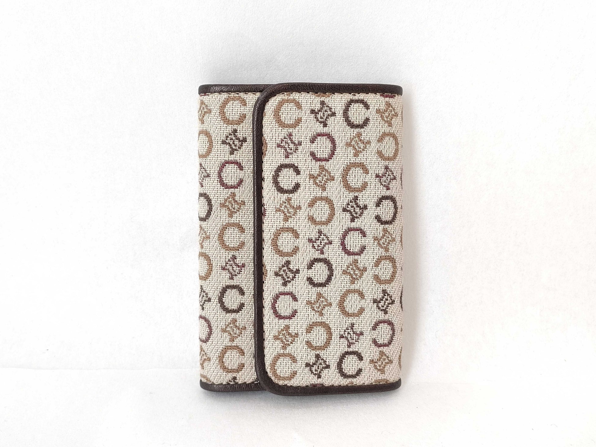 CELINE C Macadam Key Case with Dust Bag